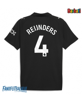 Manchester City Tijjani Reijnders #4 Tricou Fotbal Replică 2025-26 Barbati Deplasare